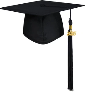 Matte Kids Graduation Cap Class of 2025 with Tassel for Kindergarten Preschool G - Picture 1 of 12
