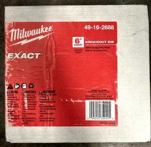 Milwaukee 49-16-2688 ESATTO 6" Stampo tubolare knockout - Foto 1 di 1