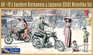 Juego de motocicletas Gecko Models 35GM0127 1/35 60`-70`s sur vietnamita y japonesa - Imagen 1 de 7