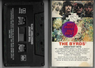 The Byrds - Greatest Hits - Cassette Canada - Dolby W16C-0268 Play Tested Clean - Image 1 of 4