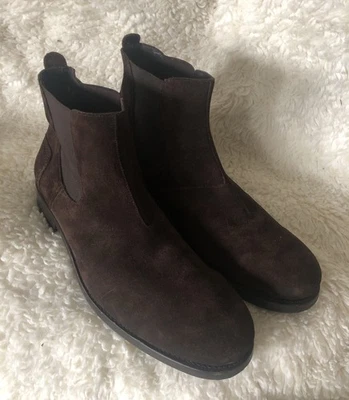 Bota Chelsea Wolverine 1000 Mile 'Montague' Gamuza Marrón Oscuro 12D W49204 Foto 1 de 4