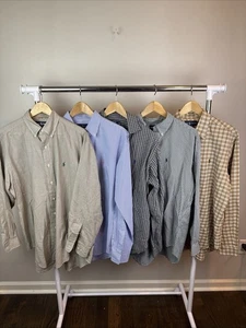 Polo Ralph Lauren Hemd Herren Large Button Down Hemden Karos Streifen 5 Stück - Bild 1 von 11