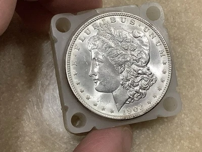 1902 年 P 版摩根银元 * 退休经销商,旧货 * 超好未流通 — 第 1/4 张图片