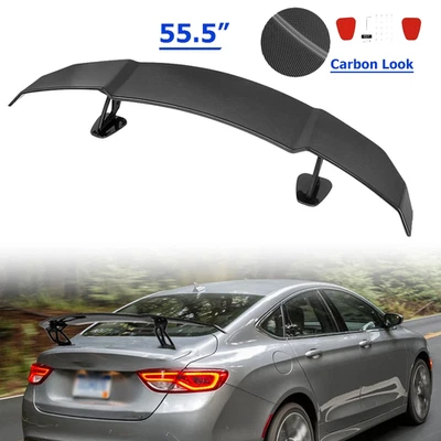 For Chrysler 200 Sedan 2011-2017 Rear Trunk GT Wing Racing Spoiler Carbon Lip Foto 1 de 4
