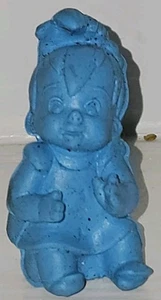 Diener Flintstones Pebbles Blue Soft Rubber Eraser Vintage 70s - Picture 1 of 4
