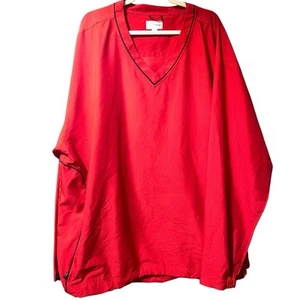 Cutter & Buck CB WindTec Men's 3XT Red Windbreaker Pull Over - Picture 1 of 9