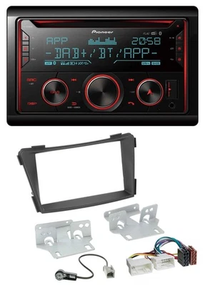 Pioneer 2DIN DAB MP3 Bluetooth USB CD Autoradio für Hyundai i40 VF ab 2011 schwa - Bild 1 von 4