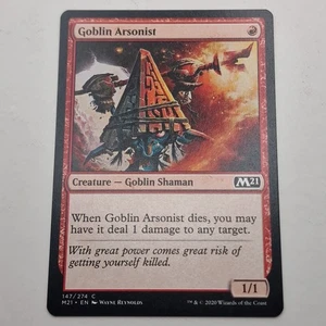 MTG: Goblin Arsonist 147/274 - M21 Core Set 2021 Red Common - Foto 1 di 6