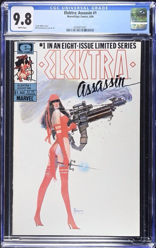Elektra: Assassin #1 (Marvel Comics August 1986)