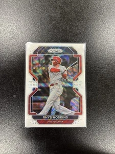 2022 Panini Prizm #140 Rhys Hoskins White Wave Prizm - Picture 1 of 2