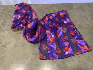 Vtg Red Hat Society scarf 59”x13” polyester Korea - Picture 1 of 5