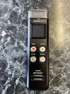  EVISTR L157 16GB Digital Voice Recorder - Black, Playback, Rechargeable - Image 1 of 2