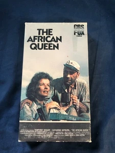 The African Queen Starring Katherine Hepburn & Humphrey Bogart on VHS (RARE/OOP) - Picture 1 of 3