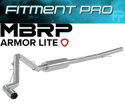 Escape trasero Cat MBRP S5087AL 3" para Chevrolet Silverado/GMC Sierra 1500 2019-26 Foto 1 de 4