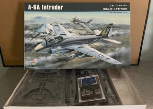 HobbyBoss 1:48 Scale A-6A Intruder aircraft kit 81708 w/Brassin Wheels - NOS - Picture 1 of 2