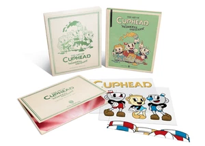 Art of Cuphead The Delicious Last Course (Deluxe Edition) HC Book & Acetate Cels - Picture 1 of 6