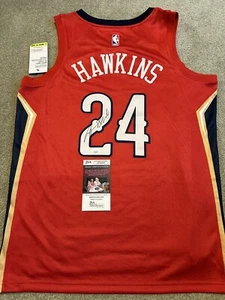 Jordan Hawkins New Orleans Pelicans Autograph Signed Jersey JSA Cert L - Picture 1 of 3