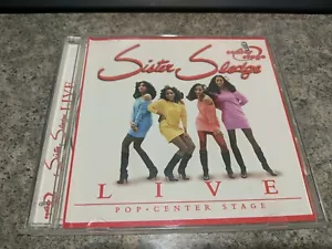SISTER SLEDGE "Live" Pop Center Stage, Kanada Import CD, exzellenter Zustand - Bild 1 von 5