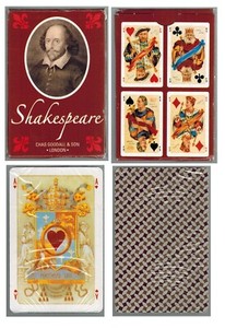 Shakespeare Deck 55 Playing Cards Red Fournier 2017