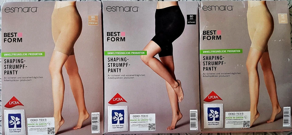 Damen Shaping Strumpf Panty Pusch Up Effekt Bauch Bein Po modellierender Effekt - Bild 1 von 1