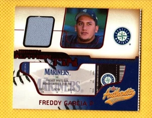 Freddy Garcia ⚾ JEU MAILLOT D'OCCASION 👕 2002 Fleer AUTHENTIX MINI #JAFG MARINS - Photo 1 sur 2