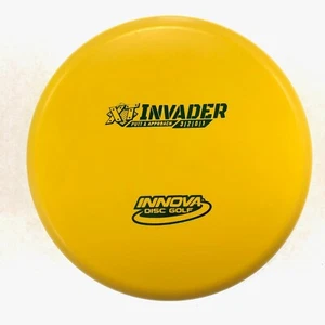 DISC GOLF INNOVA XT INVADER STRAIGHT PUTTER APPROACH DISK 168g YELLOW GREEN FOIL - Picture 1 of 1