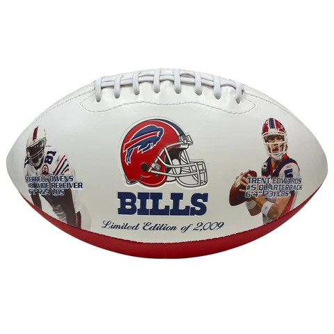 Buffalo Bills 2009 50th Anniversary Football Terrell Owens Trent Edwards Cover
