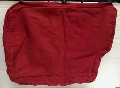 1 Sofá Pottery Barn Basic SOMENTE CAPA DE TRAVESSEIRO TRASEIRA DE SUBSTITUIÇÃO Cardinal Canvas - Imagem 1 de 4