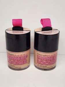Armario de maquillaje Wet n Wild 3 en 1 BB crema iluminador 176A mediano paquete de 2 - Imagen 1 de 4