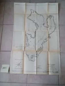 1915 Survey Tampa Harbor Florida Army Corps Ingegneria Schizzo Mappa Diagramma - Foto 1 di 3