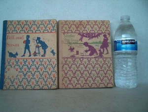 VINTAGE 1945/46 PRE-PRIMER BOOKS BILL & SUSAN AND UNDER THE TREE - Picture 1 of 11