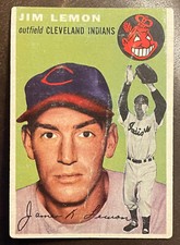 1954 Topps #103 Jim Lemon RC Rookie Card Cleveland Indians