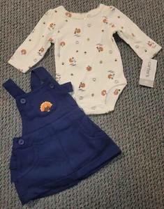 Carter's NEWBORN girl Thanksgiving outfit, NEW - Picture 1 of 2