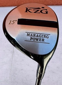 KZG Maraging Power #3 Fairway Wood 15* Graphite Light shaft. Stiff flex. RH - Picture 1 of 11