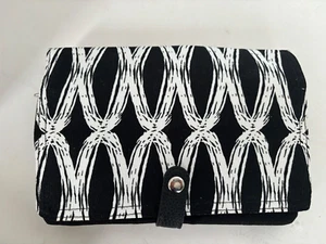 Cartera Bandolera Thirty-One Doble Arriba Eslabones Negros Correa Desmontable 8.5 X 6 - Imagen 1 de 6
