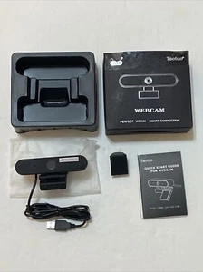 Webcam with Microphone And Full 1080P HD Featuring Digital Noise Reduction - Picture 1 of 6