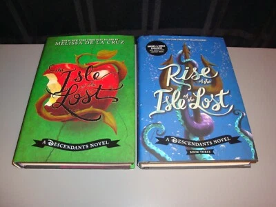 Descendants Series 1 & 3  Disney Teen YA Book Lot Isle Lost Rise Teacher Tween - Image 1 of 3