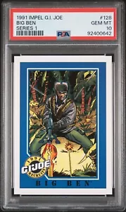 1991 Impel G.I. Joe Series 1 #128 Big Ben PSA 10 Gem Mint - Picture 1 of 1