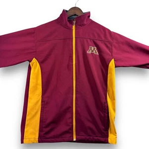 Minnesota Golden Gophers Jacke Medium M Full Zip Size Regenmantel bestickt - Bild 1 von 12