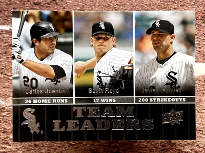 2009 Upper Deck Carlos Quentin Gavin Floyd Javier Vazquez #435 - Image 1 of 2