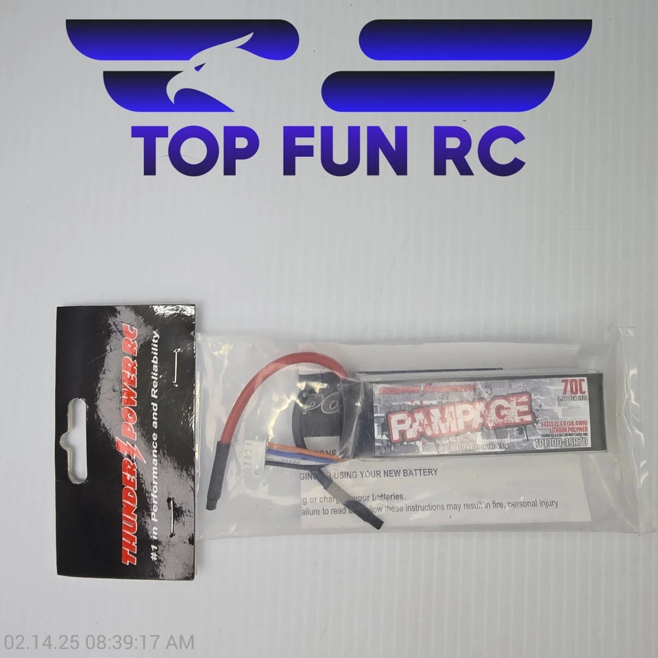 Thunder Power TP5000-45R70 RC Rampage 4 Cell Battery 70C Universal For 4S - Image 1 of 1