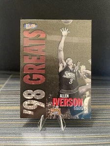 Fleer Ultra 1997-98 - Medallón de oro #258G Allen Iverson - Salón de la fama 76ers - Imagen 1 de 2