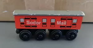 Thomas & Friends - Sodor Mail Coach (1996) Wooden Railway Train Vintage - Picture 1 of 3
