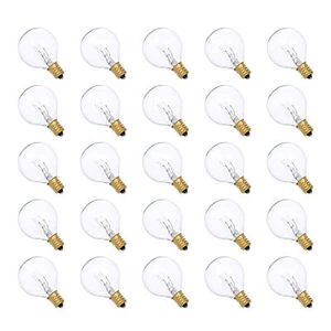 Neoglint AC230V G40 Globe Tungsten Incandescent B ulb 25 P ack E12 M7V3 - Picture 1 of 11