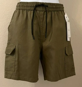 New With Tags Craft Flow Cargo Shorts Boys Size 10 Olive Green Please Read - Picture 1 of 5