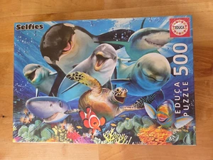 ¡NUEVO! Rompecabezas Selfies Marine Life 500 piezas de EDUCA - Imagen 1 de 4