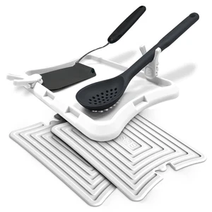 Nottadrip Silicone Spoon Rest for Stove Top - Kitchen Spoon Rest for Countert... - Bild 1 von 9