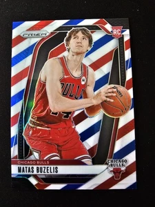 2024-25 Panini Prizm Matas Buzelis #252 Red White & Blue Prizm RC Bulls - Picture 1 of 2