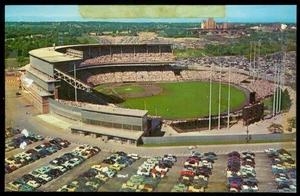 BASEBALL, MILWAUKEE COUNTY STADION POSTKARTE - Bild 1 von 1