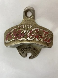 Iron Drink Coca-Cola Wand Flaschenöffner Starr "X" Braun Co Germany - Bild 1 von 8